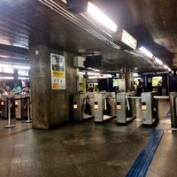 Photo taken at Estação Vila Mariana (Metrô) by Ká M. on 12/29/2016