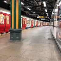 Photo taken at Bow Road London Underground Station by Tom W. on 10/14/2018
