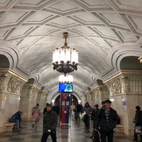 Photo taken at metro Prospekt Mira, line 6 by Elena P. on 11/24/2019