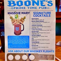 Снимок сделан в Boone&amp;#39;s Prime Time Pub пользователем Shan O. 7/29/2023