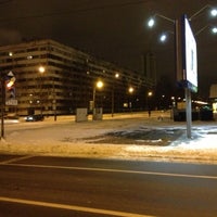 Photo taken at Остановка «Серебристый бульвар» by Виктория М. on 12/1/2012