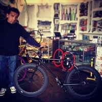 Photo taken at North Brooklyn Cycles by Max C. on 10/12/2013