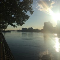 Photo taken at East River Running Path by Sarah V. on 8/9/2016