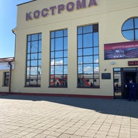 Photo taken at Ж/Д вокзал Кострома-Новая by Alexandra C. on 3/27/2021