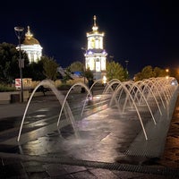 Photo taken at Советская площадь by Alexandra C. on 9/7/2021