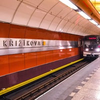 Photo taken at Metro =B= Křižíkova by Nick D. on 5/31/2017
