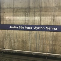 Photo taken at Estação Jardim São Paulo-Ayrton Senna (Metrô) by Natalia F. on 9/22/2017