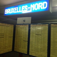 Photo taken at Brussels-North Railway Station by Emran K. on 4/16/2013