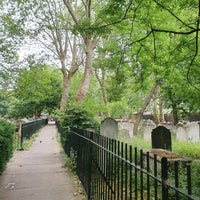 Photo taken at Bunhill Fields by Julie T. on 6/5/2020