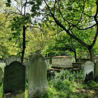 Photo taken at Bunhill Fields by Julie T. on 5/19/2021
