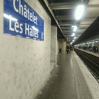 Photo taken at RER Châtelet – Les Halles [A,B,D] by GARY 🇫🇷🚅 on 11/7/2016