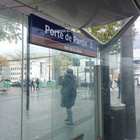 Photo taken at Station Porte de Pantin — Parc de la Villette [T3b] by GARY 🇫🇷🚅 on 11/23/2017