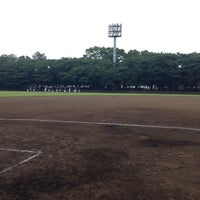 Photo taken at 北区中央公園野球場 by トントン on 8/3/2014