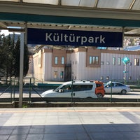 Photo taken at Kültürpark Metro İstasyonu by Ismail Ş. on 3/14/2018