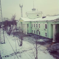 Photo taken at Ж/д станция «Новокуйбышевская» by Alina M. on 1/24/2013