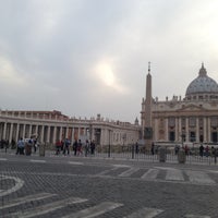 Photo taken at Saint Peter&amp;#39;s Square by David Z. on 4/25/2013