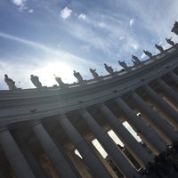 Photo taken at Saint Peter&amp;#39;s Square by Mario D. on 5/7/2015