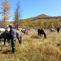 Photo taken at Mongolia Horse Riding Club by Zongsik R. on 10/31/2013