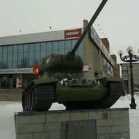 Photo taken at Танк Т-34 by Vlad S. on 2/24/2013