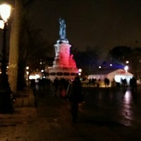 Photo taken at Place de la République by Eric M. on 12/22/2016