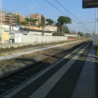 Photo taken at Stazione Magliana by Bernardino F. P. on 2/16/2013