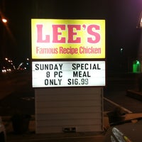 Photo taken at Lee&amp;#39;s Famous Recipe Chicken by John S. on 3/11/2013