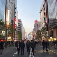 Photo taken at 新宿駅前 歩行者天国 by ama t. on 12/24/2017