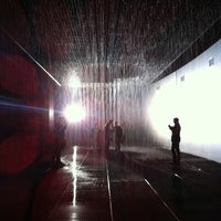 Photo taken at Rain Room by H L. on 2/16/2013
