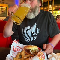 Photo taken at Red Robin Gourmet Burgers and Brews by Fat Matt R. on 5/28/2022