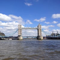 Photo taken at Tower Bridge by Anton T. on 5/8/2013