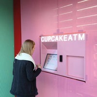 Photo taken at Sprinkles Cupcake ATM by Amy on 2/16/2014