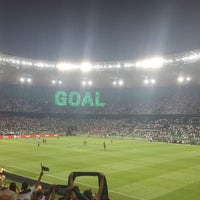 Photo taken at Krasnodar Stadium by Katya P. on 7/27/2017