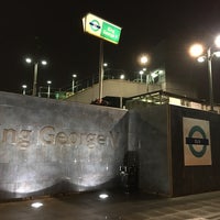 Photo taken at King George V DLR Station by Steve K. on 1/7/2017