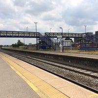 Photo taken at Newbury Racecourse Railway Station (NRC) by Steve K. on 7/12/2014