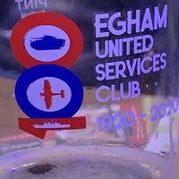 Photo taken at Egham United Services Club by Steve K. on 11/4/2021