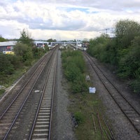 Photo taken at Newbury Racecourse Railway Station (NRC) by Steve K. on 4/26/2017