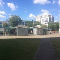 Photo taken at Остановка «Улица Якуба Коласа» by Kiryl K. on 6/9/2017