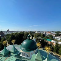 Photo taken at Звонница с церковью Богоматери Печерской by Evgeniy P. on 7/18/2021