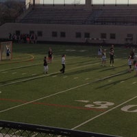Photo taken at Lane Technical High School - Stadium by Natalie B. on 4/14/2013