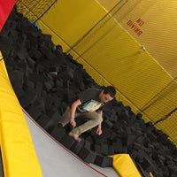 Photo taken at Jump Highway Trampoline Park by Tristan F. on 1/10/2015