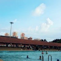 Photo taken at Hougang Swimming Complex by Katrina M. on 1/29/2015