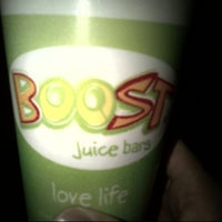 Photo taken at Boost Juice Bar by Richie W. on 10/21/2012