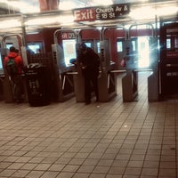 Photo taken at MTA Subway - Church Ave (B/Q) by Justin O. on 4/8/2021