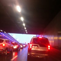 Photo taken at Montgomerytunnel / Tunnel Montgomery by Valérie H. on 1/29/2013