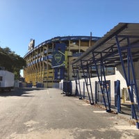 Photo taken at Estadio Luis Conde &amp;quot;La Bombonerita&amp;quot; (Club Atlético Boca Juniors) by Tobias K. on 4/13/2019