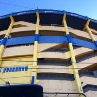 Photo taken at Estadio Luis Conde &amp;quot;La Bombonerita&amp;quot; (Club Atlético Boca Juniors) by Tobias K. on 4/13/2019