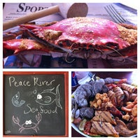 Photo taken at Peace River Seafood &amp;amp; Crab Shack by Jennifer H. on 7/30/2013