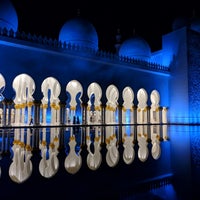 Photo taken at Sheikh Zayed Grand Mosque by Abdullah A. on 3/6/2018