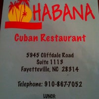 Das Foto wurde bei Habana Cuban Restaurant von Christina am 1/22/2013 aufgenommen