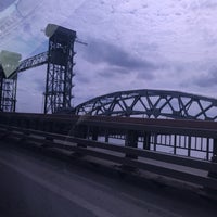 Photo taken at Мост через пр.Сиверса на Красноармейской by Nadezda T. on 4/8/2017